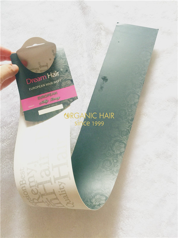 Factory directly sale human hair packaging design
